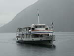 (247'097) - Motorschiff Europa am 10. M�rz 2023 an der Schiffstation Treib/Seelisberg