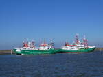 (273'576) - Schiffe am 4. April 2025 im Hafen von Lauwersoog