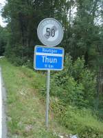 (134'643) - Ortsende von Brodhsi-Wimmis + Ende der Hchstgeschwindigkeit am 2.