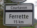 (179'343) - Ortsende von Vendlincourt am 2.
