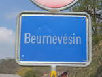 (203'712) - Ortstafel von Beurnevsin am 15.