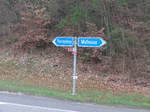 (179'335) - Wegweiser nach Porrentruy und Mulhouse am 2.