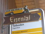 (205'642) - Wegweiser am 30. Mai 2019 ins Eigenthal