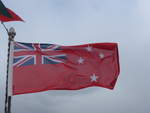 (191'273) - Die neuseelndische Flagge fr Schiffe am 24. April 2018 bei Taupo