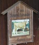 (263'170) - Schild von Fam.