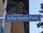 (197'616) - Schild - Stille-Nacht-Platz - am 15. September 2018 in Oberndorf