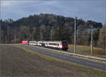 Messzug mit Re 460 014 'Val de Trient' auf dem Weg nach Bern.