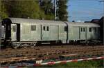 Den Schweizer Bahnen zum 175. Geburtstag.

Dampftage Koblenz, hier der Gepckwagen D 51 85 92-43 014-5 der OeBB. Oktober 2022.