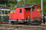 Der ehemalige BLS-Zweikraftrangiertraktor Tem 225 043 bei der DSF in Koblenz. Mai 2025.