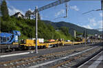 Arbeitsbereichswagen CH-SCHEU 80 85 9407 512-5 der Puscal 3B von Scheuchzer. Moutier, Juni 2026.