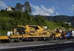 Arbeitsbereichswagen CH-SCHEU 80 85 9407 512-5 der Puscal 3B von Scheuchzer. Moutier, Juni 2026.