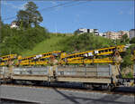 Schottertransportwagen CH-SCHEU 80 85 98 62 710-3 Xas der Puscal 3B von Scheuchzer. Moutier, Juni 2026.