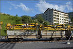 Schottertransportwagen CH-SCHEU 80 85 98 62 438-1 Xas der Puscal 3B von Scheuchzer. Moutier, Juni 2026.