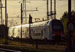 RABe 512 037 und RABe 512 007 in Pratteln. August 2026.