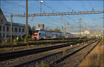 RABe 512 056 in Pratteln. August 2026.