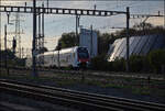 RABe 512 048 in Pratteln. August 2026.