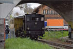 Ostermontag bei der 'Emmentalbahn'.

Ankunft von E 3/3 853 der JS in Sumiswald-Grnen. April 2024.
