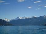 (130'128) - Eiger, Mnch und Jungfrau vom Thunersee aus am 3.