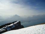 (138'307) - Der Niesen und der Thunersee vom Niederhorn aus am 11.