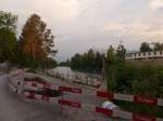 (161'734) - Baustelle an der Aare mit Niesen am 4.