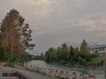 (161'735) - Baustelle an der Aare mit Niesen am 4.