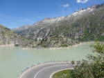 (195'263) - Der Grimselsee mit Hospiz am 29.