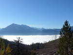 (222'864) - Nebelmeer ber dem Thunersee am 27.