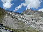 (253'844) - Der Mattmark Gletscher am 15. August 2023
