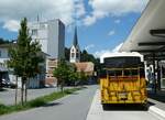 (252'827) - Amstein, Willisau - Nr. SC 26/LU 15'609/PID 5318 - Scania/Hess (ex Schnider, Schpfheim) am 20. Juli 2023 beim Bahnhof Menznau