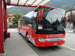 (241'229) - Aus der Schweiz: Autopostale, Croglio - TI 129'785 - Setra (ex PostAuto Graubnden) am 13. Oktober 2022 beim Bahnhof Tirano