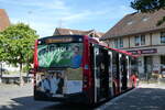 (287'153) - Bernmobil, Bern - Nr. 163/BE 723'163 - Mercedes am 22. Mai 2026 beim Bahnhof Wichtrach