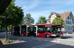 (287'154) - Bernmobil, Bern - Nr. 163/BE 723'163 - Mercedes am 22. Mai 2026 beim Bahnhof Wichtrach