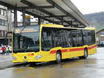 (232'926) - BLT Oberwil - Nr. 8/BL 7143 - Mercedes am 14. Februar 2022 beim Bahnhof Sissach