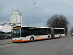 (245'230) - BSU Solothurn - Nr. 60/SO 189'060 - Mercedes am 21. Januar 2023 beim Bahnhof Herzogenbuchsee