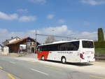 (203'738) - CJ Tramelan - Nr. 120/BE 998 - Setra am 15. April 2019 beim Bahnhof Bonfol