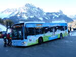 (246'120) - EAB Engelberg - Nr. 1/OW 10'195 - Mercedes (ex AAGs Schwyz Nr. 14) am 14. Februar 2023 in Engelberg, Talstation Titlis