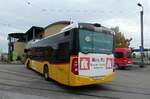 (282'028) - Funi-Car, Biel - Nr. EP11/BE 170/PID 10'948 - Mercedes (ex Eurobus, Bern Nr. 11) am 1. November 2025 beim Bahnhof Ins