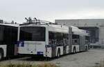 (282'822) - TL Lausanne - Nr. 889 - Hess/Hess Gelenktrolleybus am 6. Dezember 2025 in Kerzers, Murtenstrasse