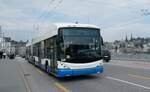 (285'717) - VBL Luzern - Nr. 224 - Hess/Hess Gelenktrolleybus am 23. M�rz 2026 in Luzern, Bahnhofbr�cke