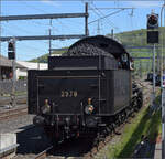 Elefant auf dem Läufelfingerli.

C 5/6 2978 in Sissach. April 2024.