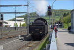 Elefant auf dem Läufelfingerli.

C 5/6 2978 in Sissach. April 2024.