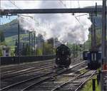 Elefant auf dem Lufelfingerli.

C 5/6 2978 in Sissach. April 2024.