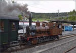 Train du Terroir.

Ankunft von E 3/3 5811 in Travers. Mai 2024.