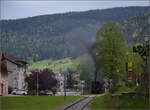 Train au fil de l'Areuse.