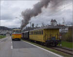 Ostermontag bei der 'Emmentalbahn'.