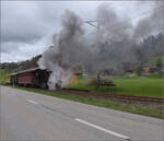 Ostermontag bei der 'Emmentalbahn'.