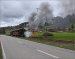 Ostermontag bei der 'Emmentalbahn'.