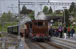 e-33-3/813328/vapeur-val-de-travers-train-au-fil-de Vapeur Val-de-Travers: Train 'Au fil de l'Areuse'.

E 3/3 8511 umfhrt in Travers ihren Zug. Mai 2023.