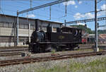 150 Jahre Emmentalbahn    Eb 2/4 35 der Jura-Simplon rangiert in Burgdorf.