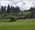 Ostermontag bei der 'Emmentalbahn'.